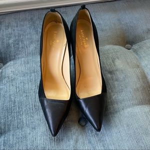 Kate Spade Suede & Leather Pointed Toe Heel